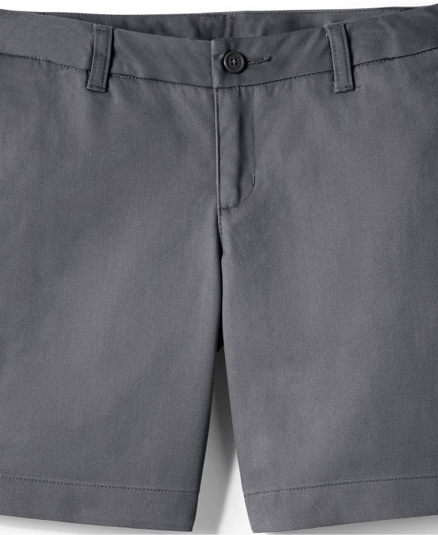 Little Girls Plain Front Blend Chino Shorts