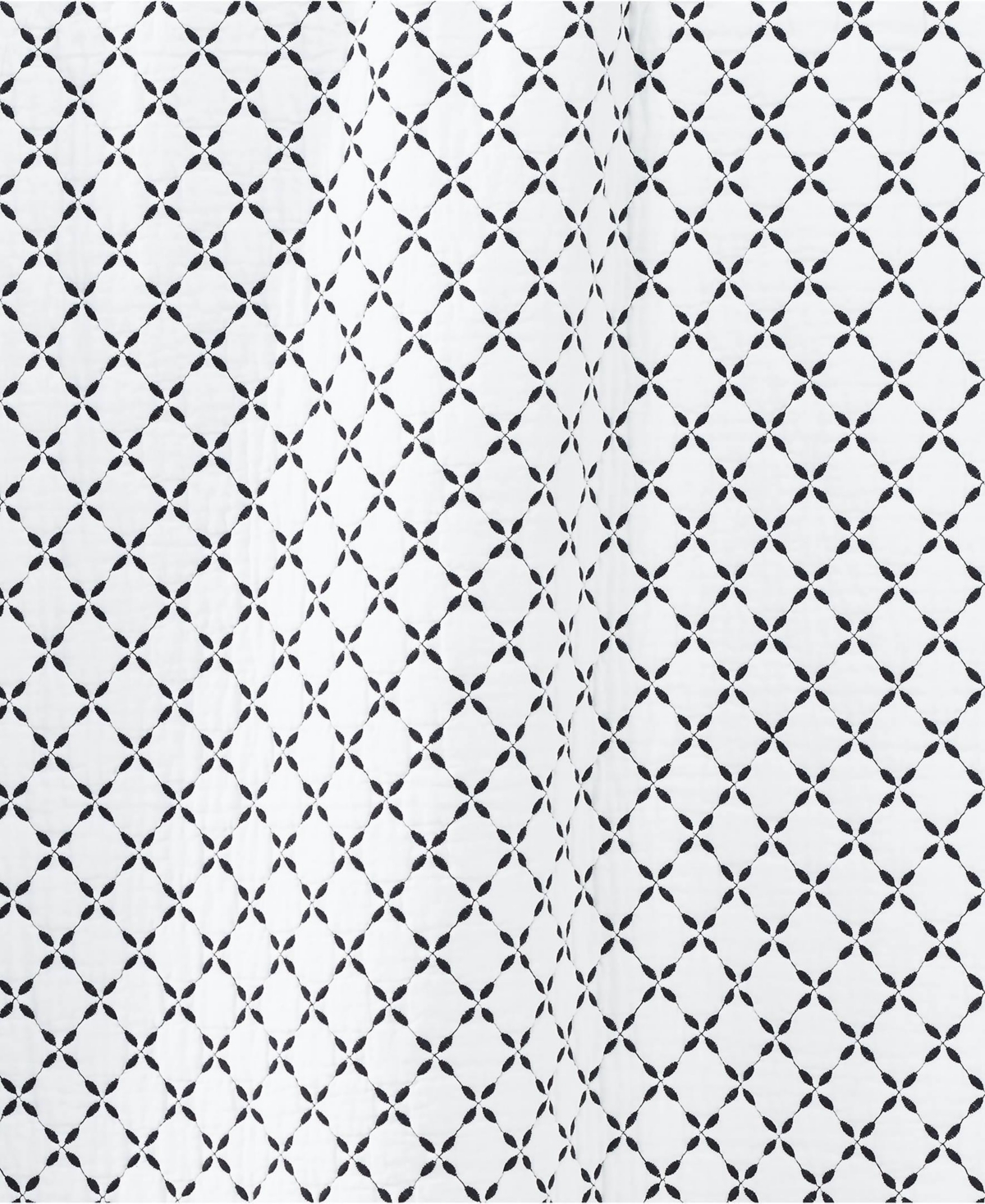 Lands' End Embroidered Diamond Double Voile Sham