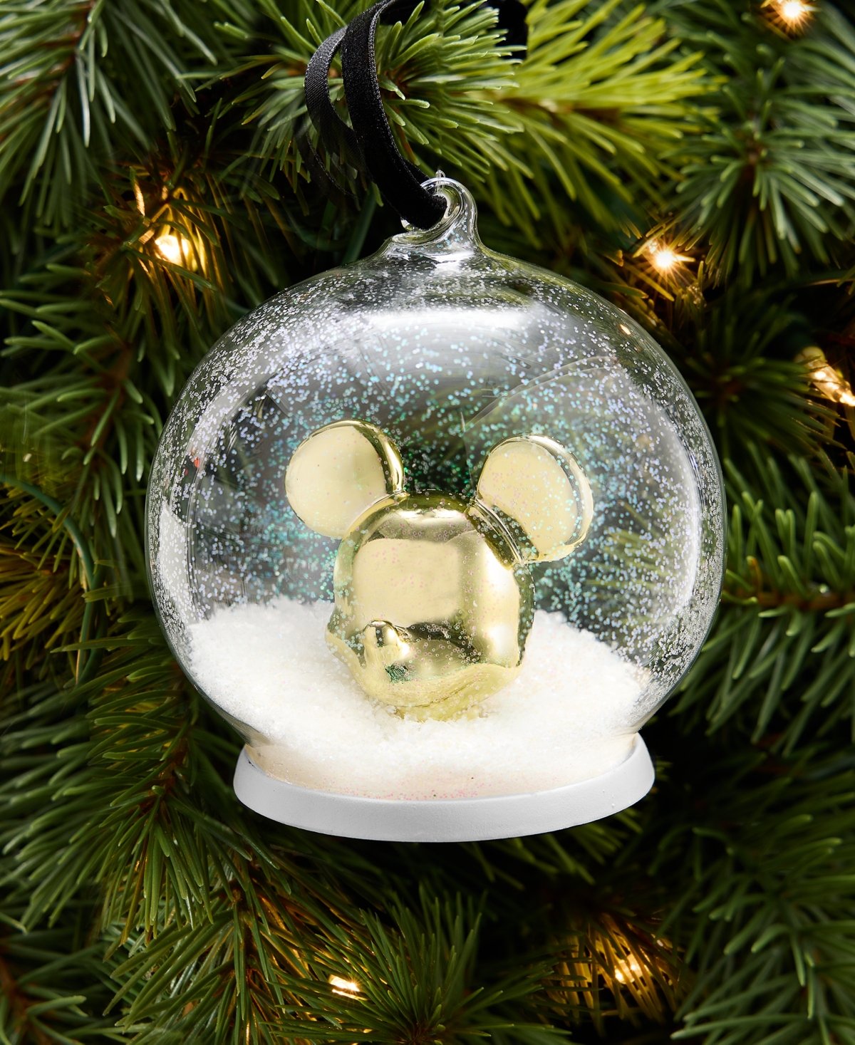 Disney | Macy's Mickey Mouse Parade Balloon Glass Ornament, Macy's Exclusive