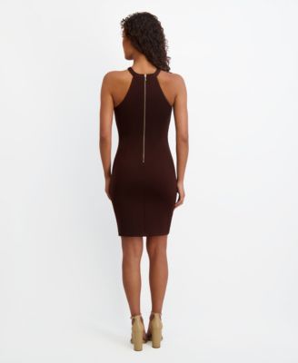 Women's Keyhole-Neck Bodycon Dress