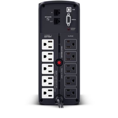 1000VA 600W UPS, 10 Outlets PFC Sinewave Computer Battery Backup