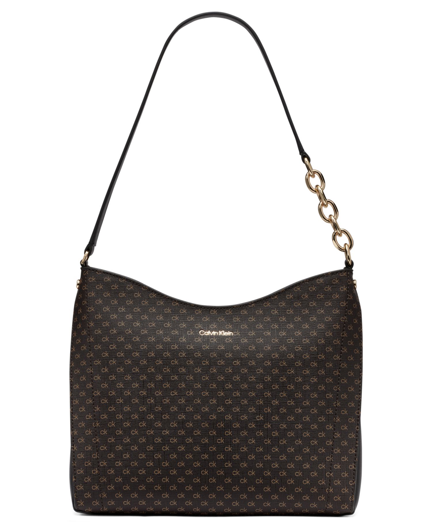 Nova Top Zipper Mini Signature Chain Shoulder Bag
