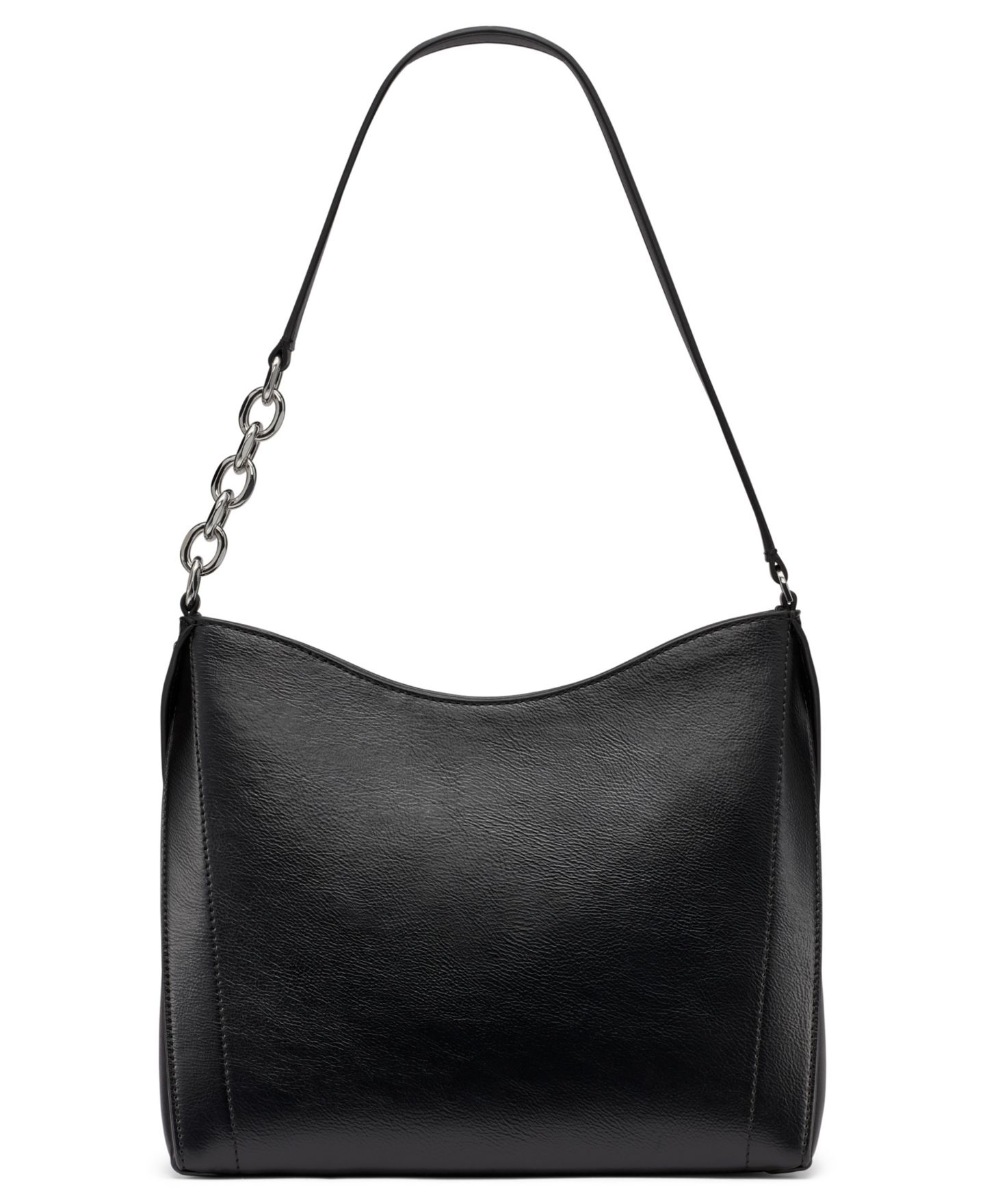 Женская сумка Calvin Klein Nova Top Zipper Chain Shoulder, цвет: Чёрный — фото 2