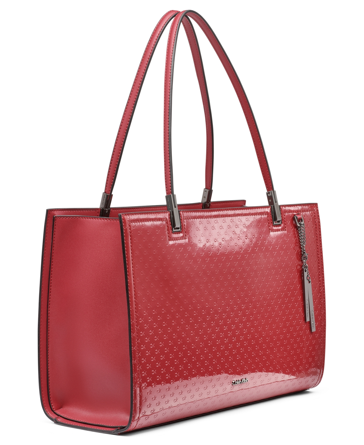 Calvin Klein Women's Verne Large Tote Bag In Red