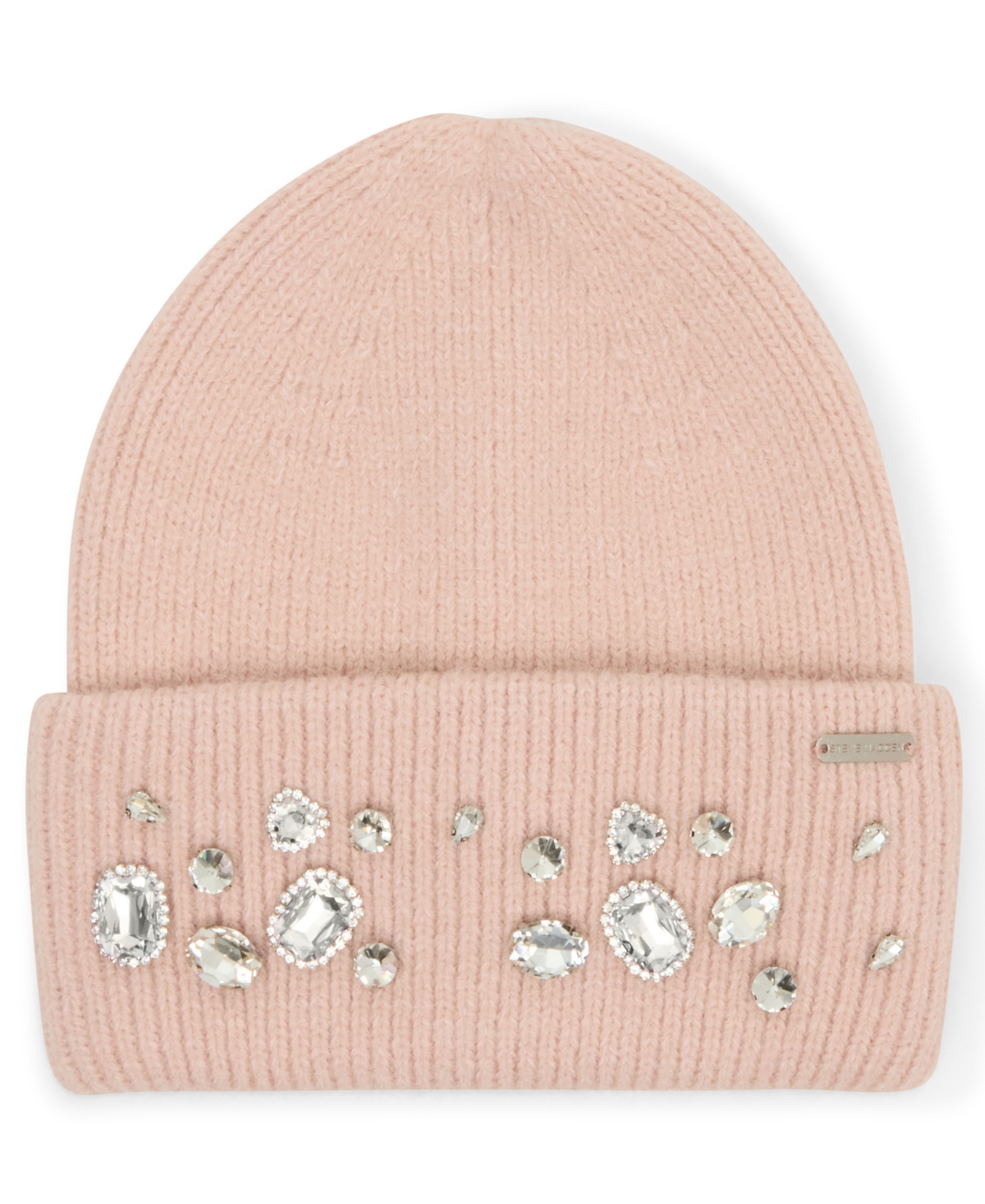 Steve Madden Women's Embellished Beanie and Knit Scarf Holiday Gift Set, 2-Piece