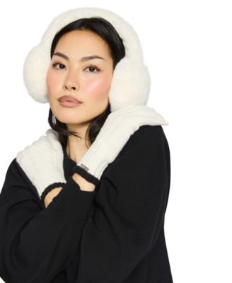 Women's Earmuffs and Gloves Set, 2-Piece