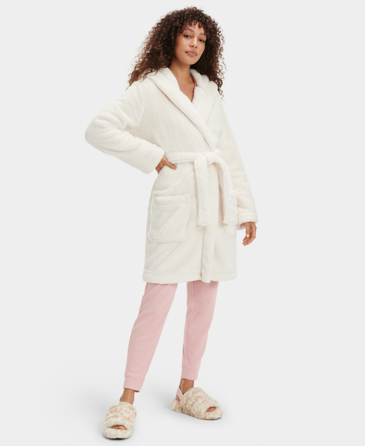 Ugg Women's Lenny Ii Knit Robe In White
