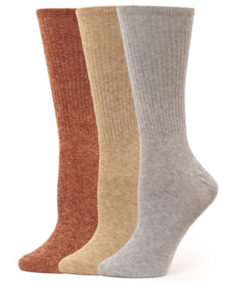 Women's 3 Pack Crew Socks