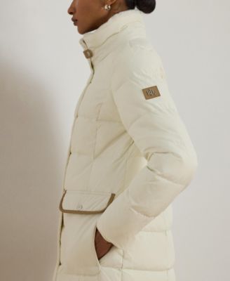 Women's Faux-Fur-Trim Maxi Puffer Coat