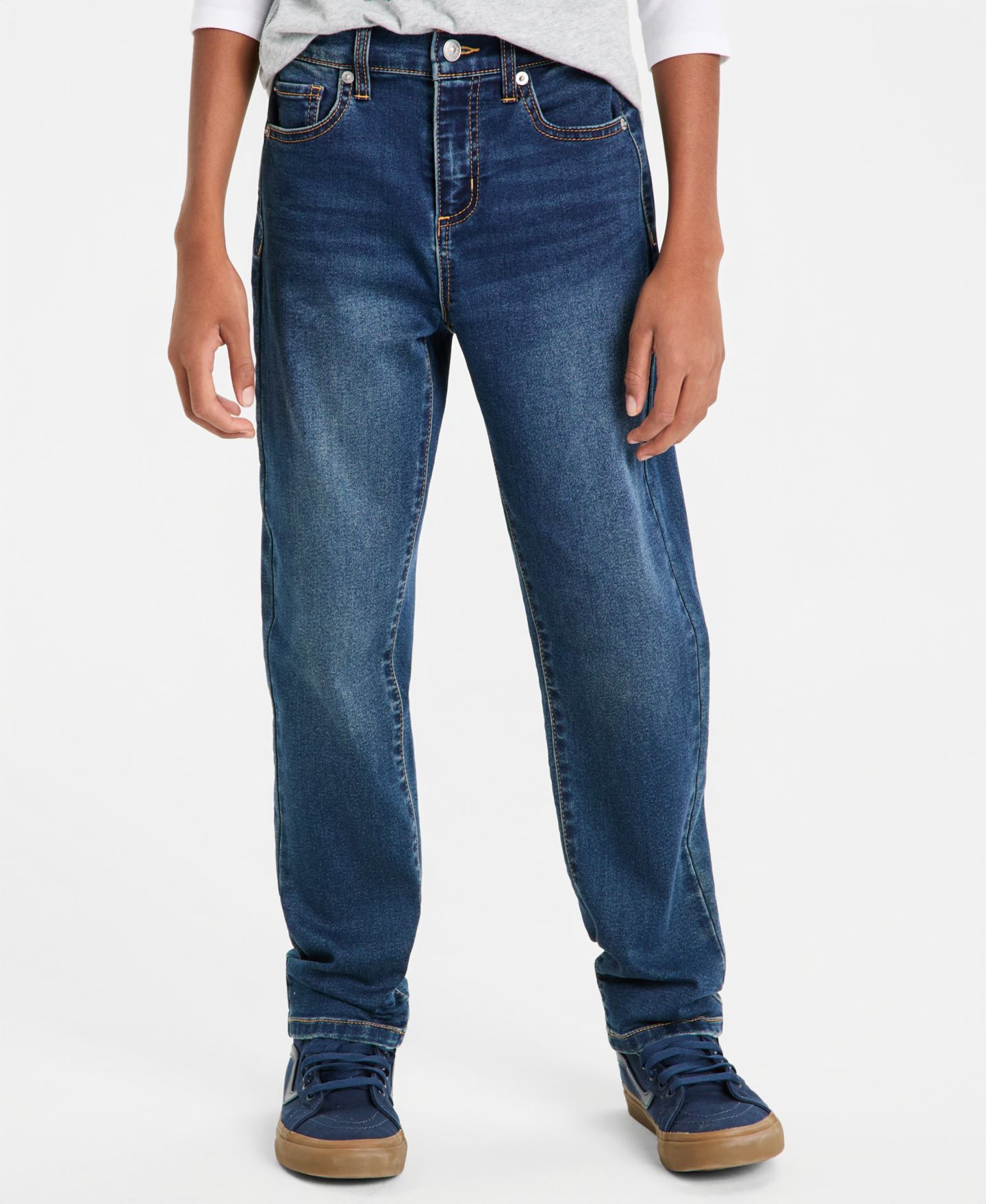 Джинсы Epic Threads Super Soft Stretch Knit Denim для мальчиков, цвет: Варёный, вариант 1 — фото 1
