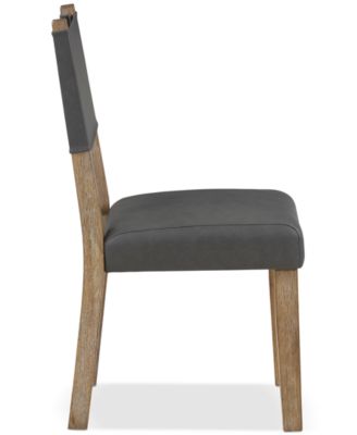 Macai 35.25" Wood Upholstered Side Chair