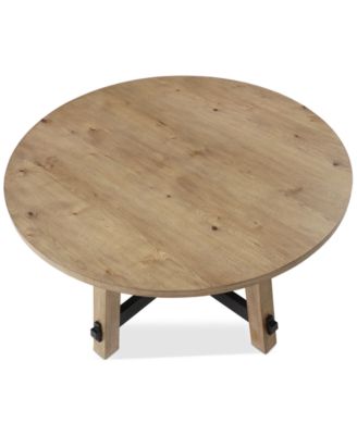 Macai 54" Wood Round Dining Table