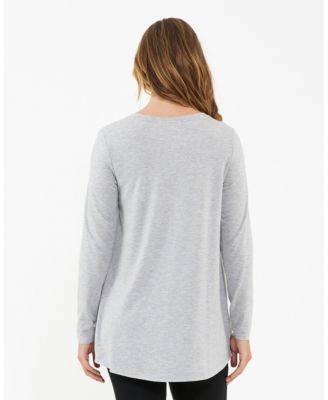 Maternity Raw Edge Nursing Top