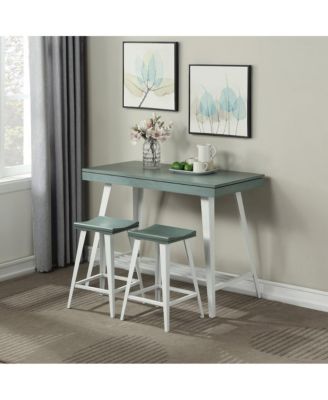 3-Piece Melba Wood  Counter Height Table Set
