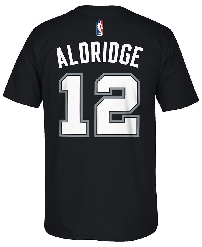adidas Men's LaMarcus Aldridge San Antonio Spurs Player T-Shirt - Macy's