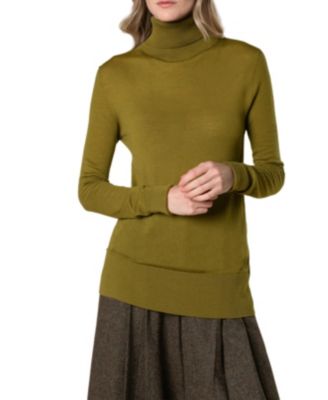 Women's British Merino Turtle Neck Sweater