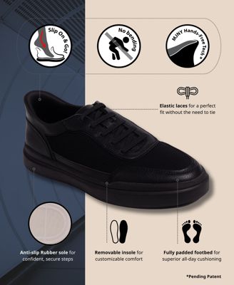 Mens Hudson Street Hands-Free Slip On Technology Fashion Sneakers