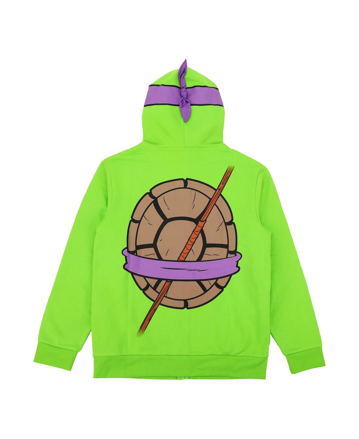 Teenage Mutant Ninja Turtles Donatello Long Sleeve Men's Green Cosplay Hoodie