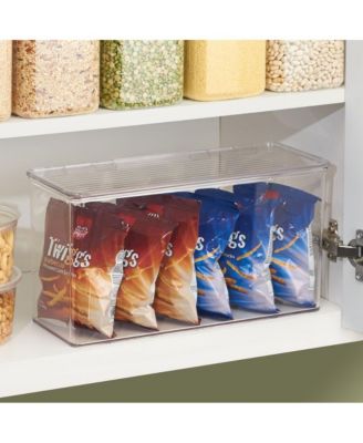Stackable Hinged-Lid Pantry Storage Box