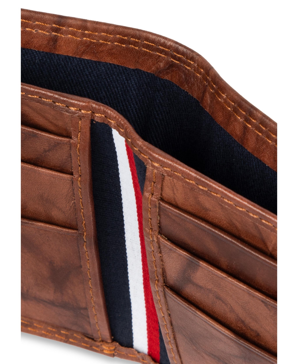 Tommy Hilfiger Men's Slimfold Wallet In Brown