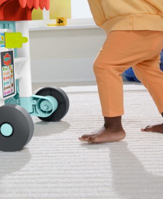 Laugh and Learn 4-in-1 Snack Cart Walker, 14 Play Pieces