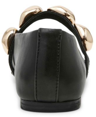 Poppin Embellished Mary-Jane Flats