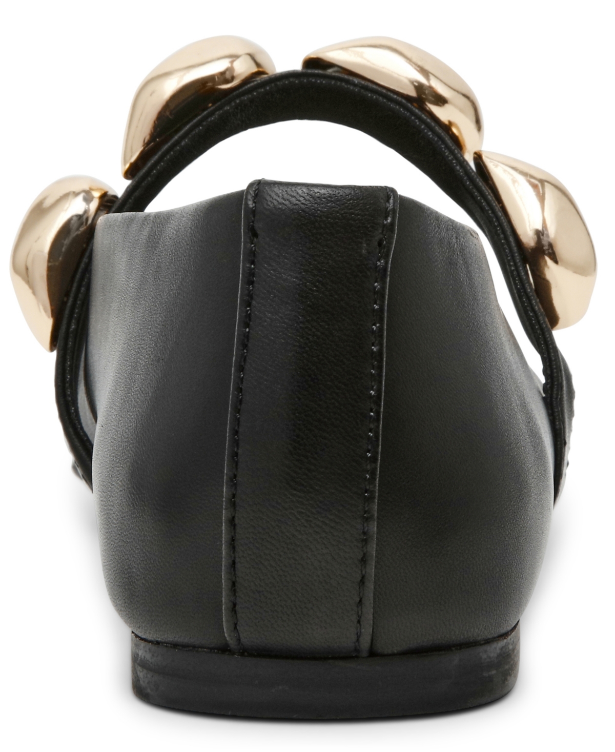 Steve Madden Poppin Embellished Mary-jane Flats In Black