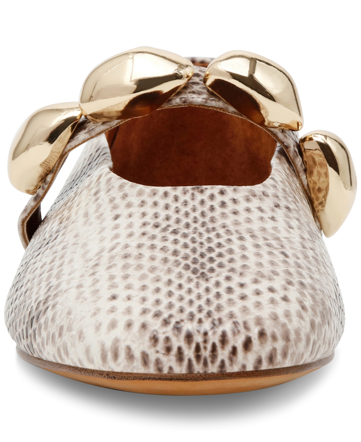 Steve Madden Poppin Embellished Mary-jane Flats In Animal Print
