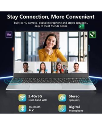 15.6 Inch Laptop, Gaming Laptop, Laptops 24GB 1TB SSD, Lap top Computer N5095, Traditional Laptops Computers 180 Angle Opening, Lap top Fingerprint Unlock Backlit Keyboard, 1920X1080 FHD IPS MINI-HDMI