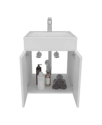 45CM MDF Wall-Mounted Bathroom Vanity