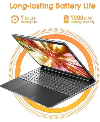 Laptops Windows 11, 15.6 Inch Laptop Computer 8GB DDR3 512GB SSD with I3 Processor, Webcam, HDMI, USB3.0, 7000mAh Battery, BT4.2, USB 3.2  3, WiFi, Type-C(Black)