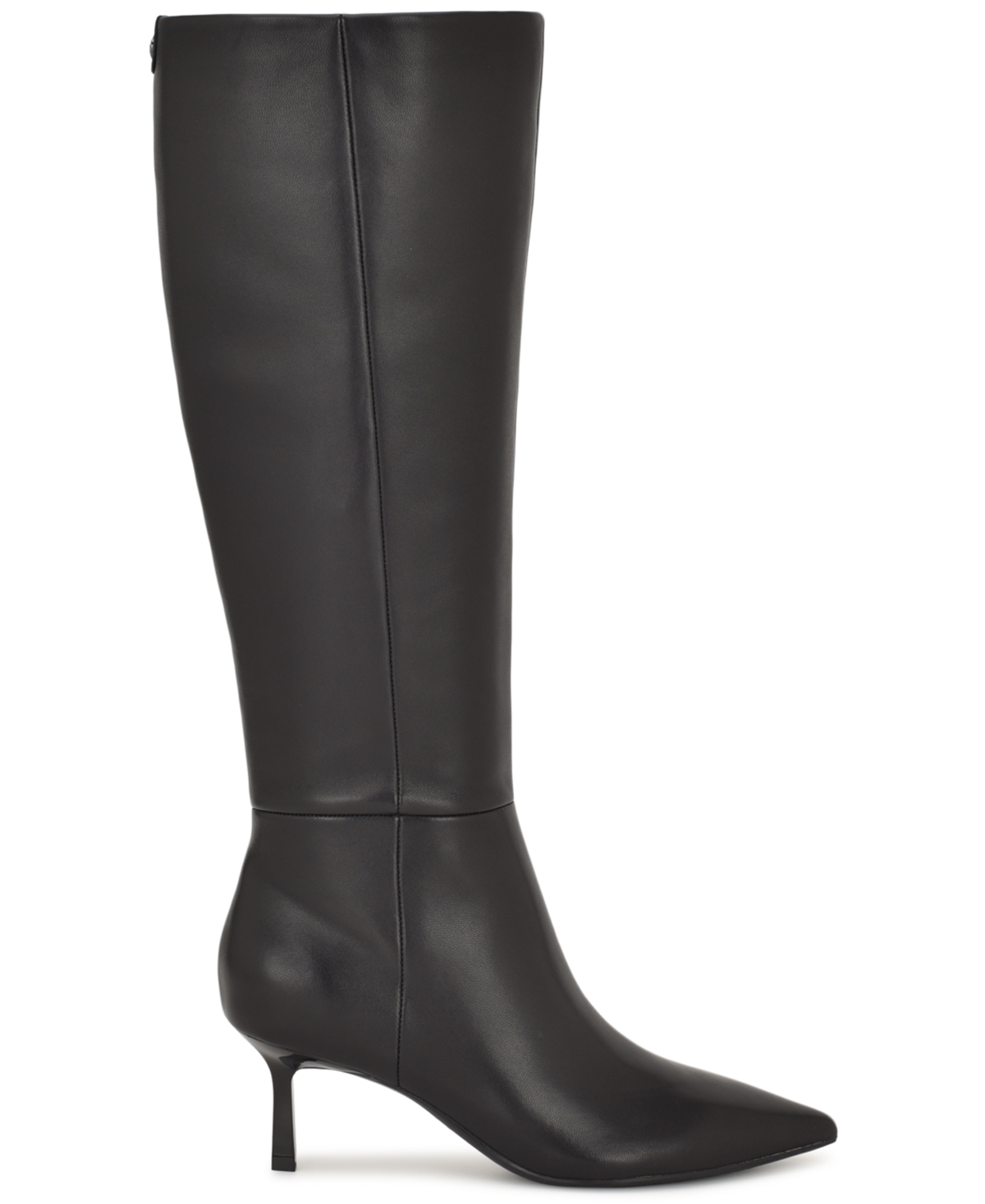 Nine West Women's Kimdee 9x9 Wide Calf Tall Stiletto Dress Boots In Black