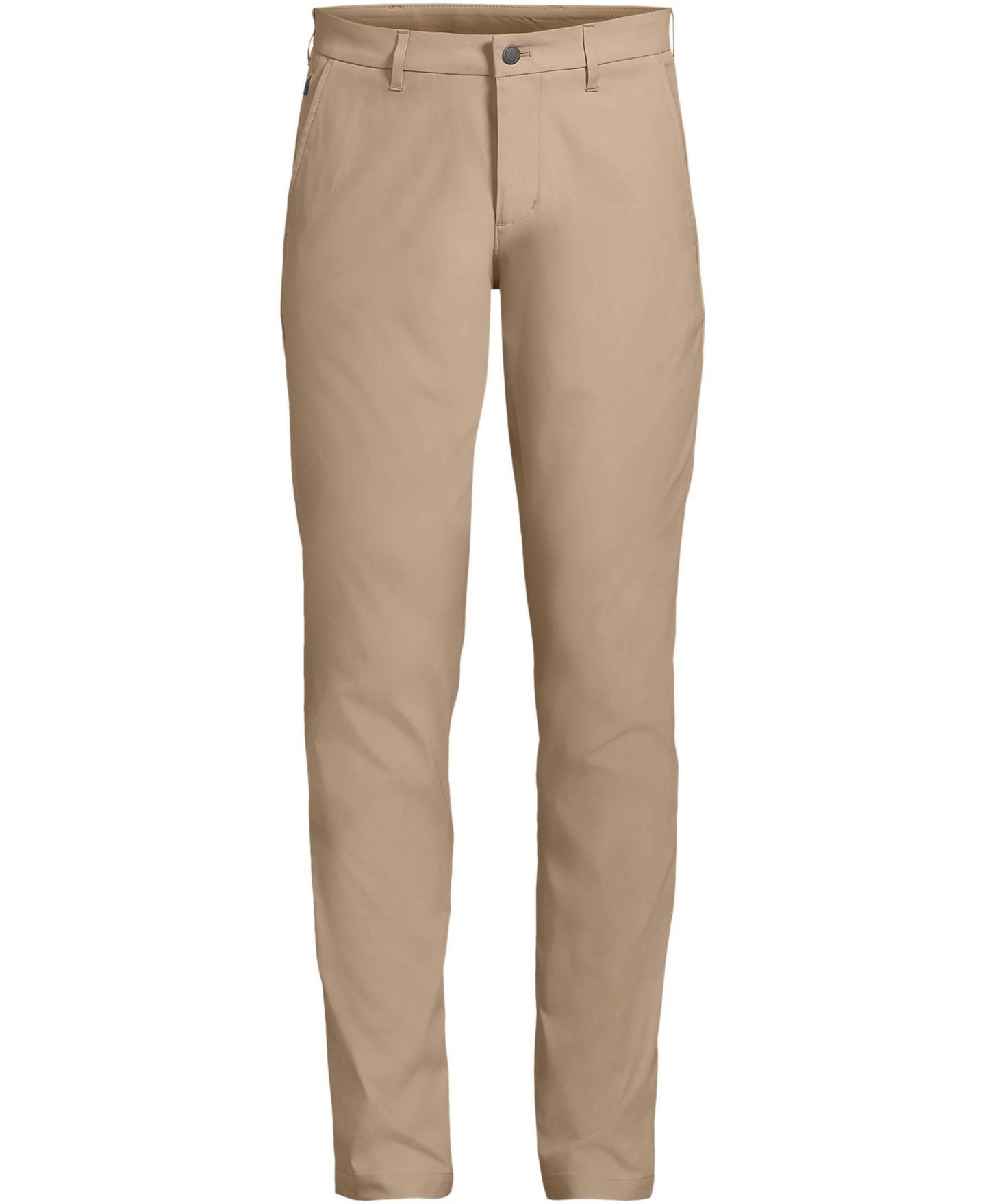 Мужские брюки Lands' End Slim Fit Performance Pant, цвет: Пустынный рыжевато-коричневый — фото 3