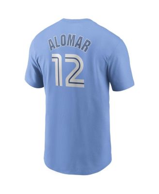 Men's Roberto Alomar Powder Blue Toronto Blue Jays Cooperstown Collection Name Number T-Shirt