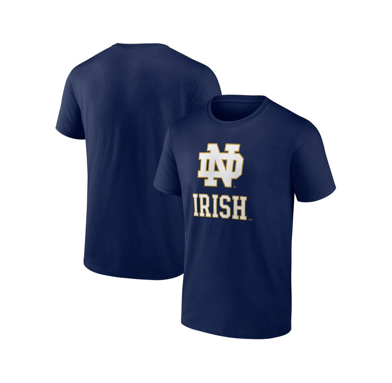 Men's Navy Notre Dame Fighting Irish Primary Logo T-Shirt