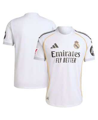 adidas - Men's White Real Madrid 2025/26 Home Authentic Jersey
