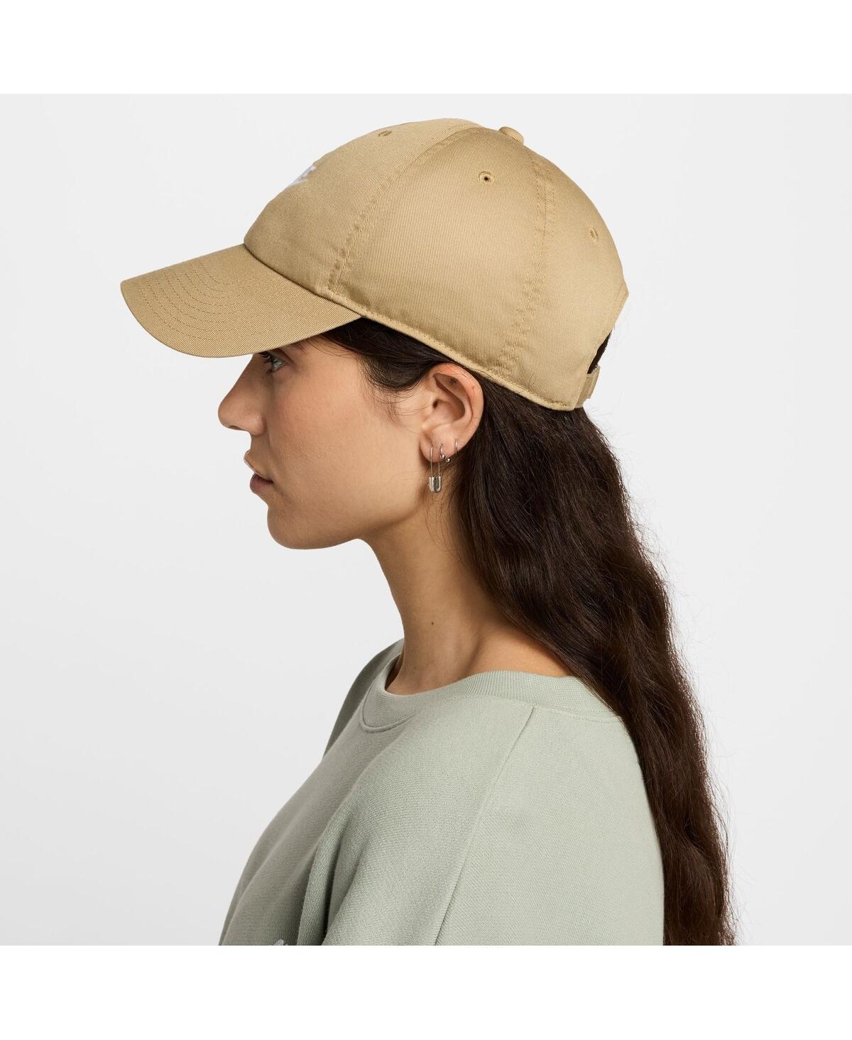 Nike Men's And Women's Khaki Futura Wash Club Adjustable Hat In Neutral