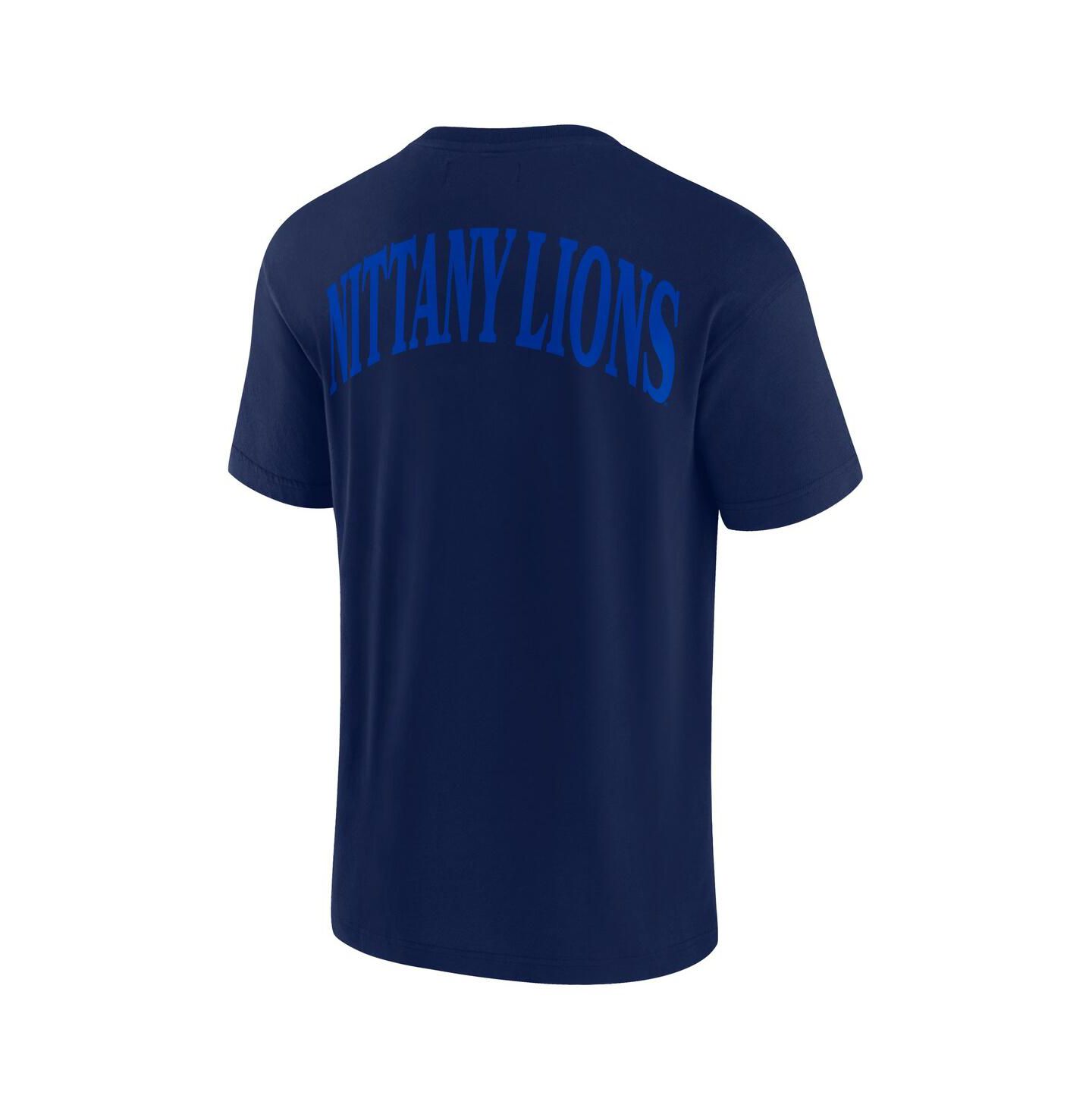 Мужская футболка Fanatics Navy Penn State Nittany Lions Iconic — фото 3