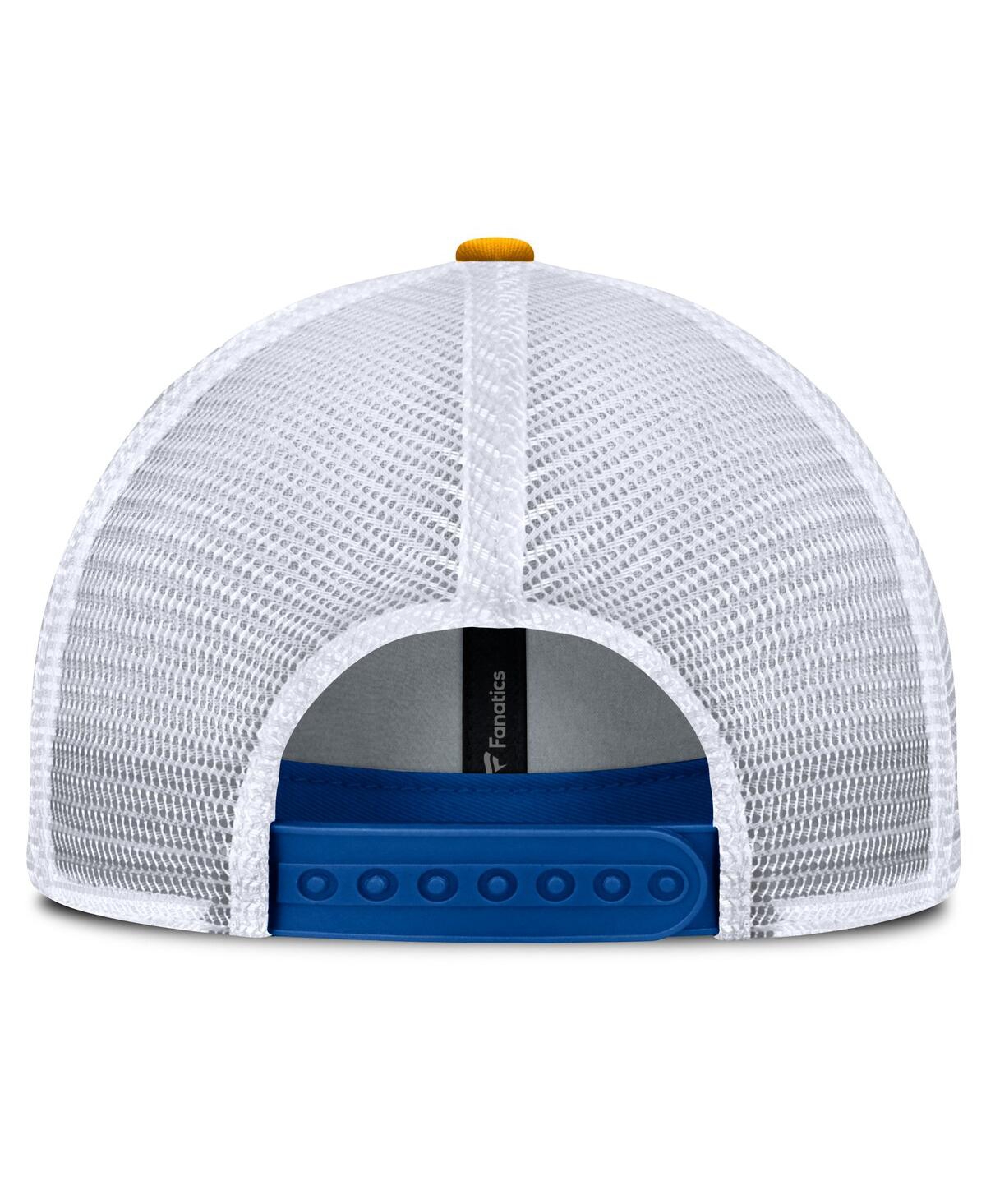Fanatics Men's Royal Buffalo Sabres Fundamental One-Time Trucker Adjustable Hat