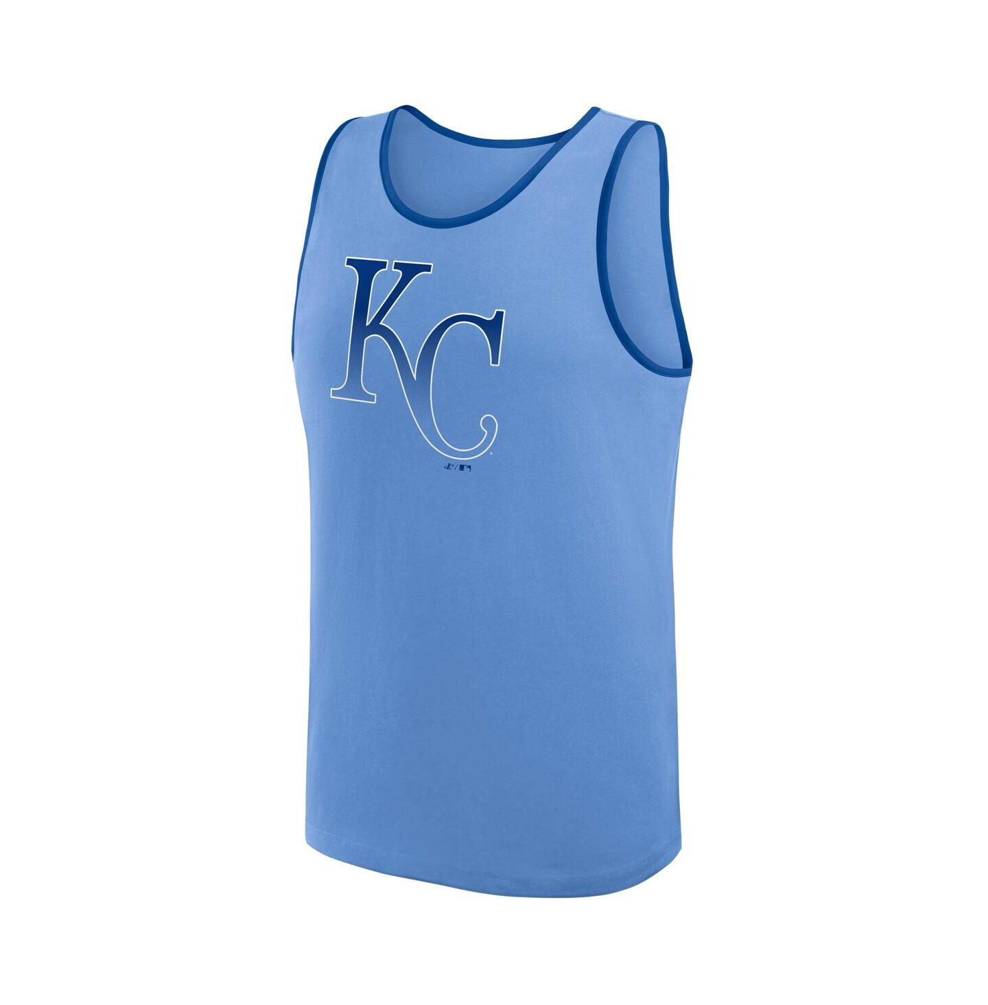 Мужская футболка Logo Athletic Light Blue Kansas City Royals Unmatched Success Tank T-Shirts — фото 2