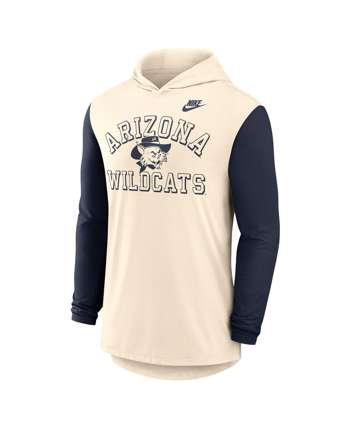 Nike Arizona Legacy  Men's Dri-fit College Long-sleeve Hooded T-shirt In Neutral