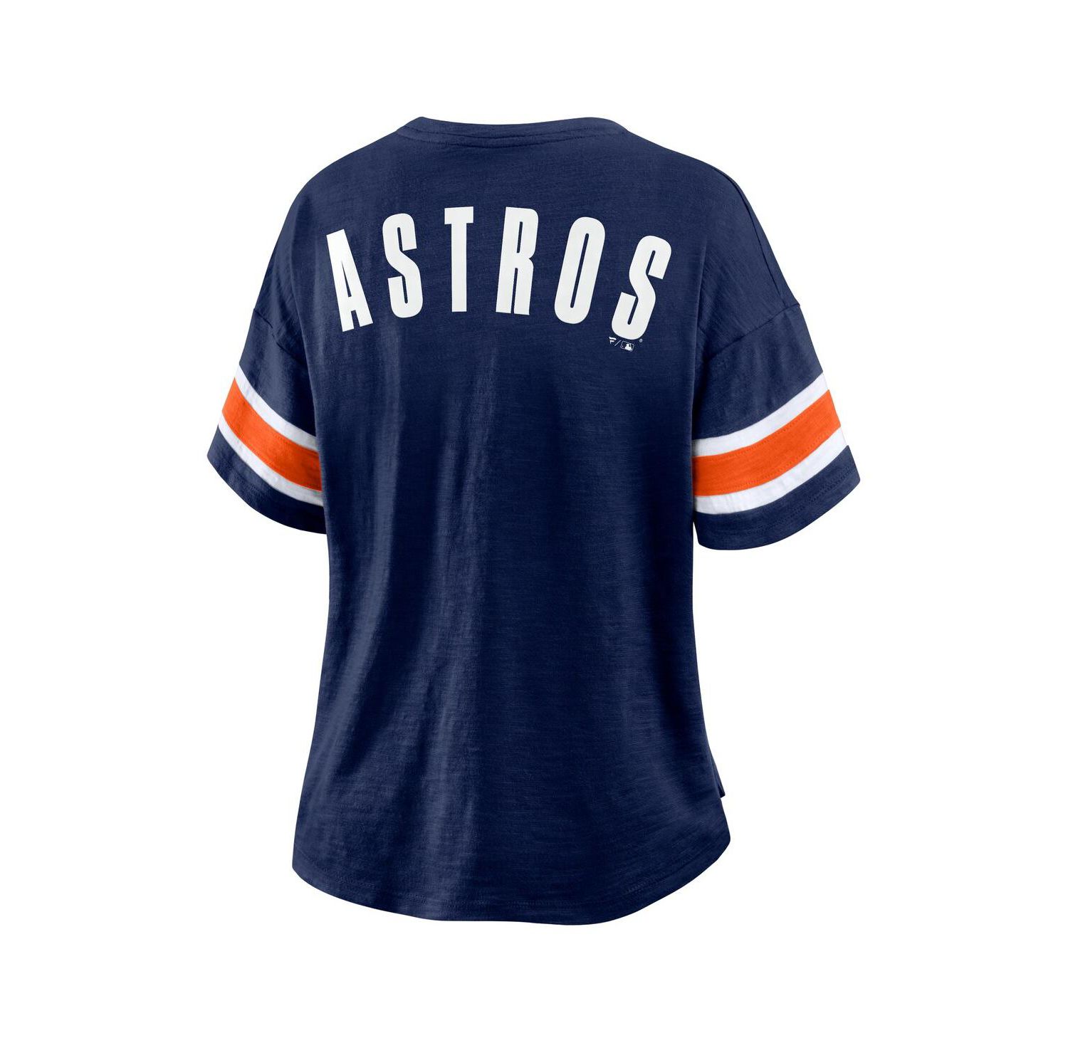 Women's Navy Houston Astros Curl Route T-Shirt
