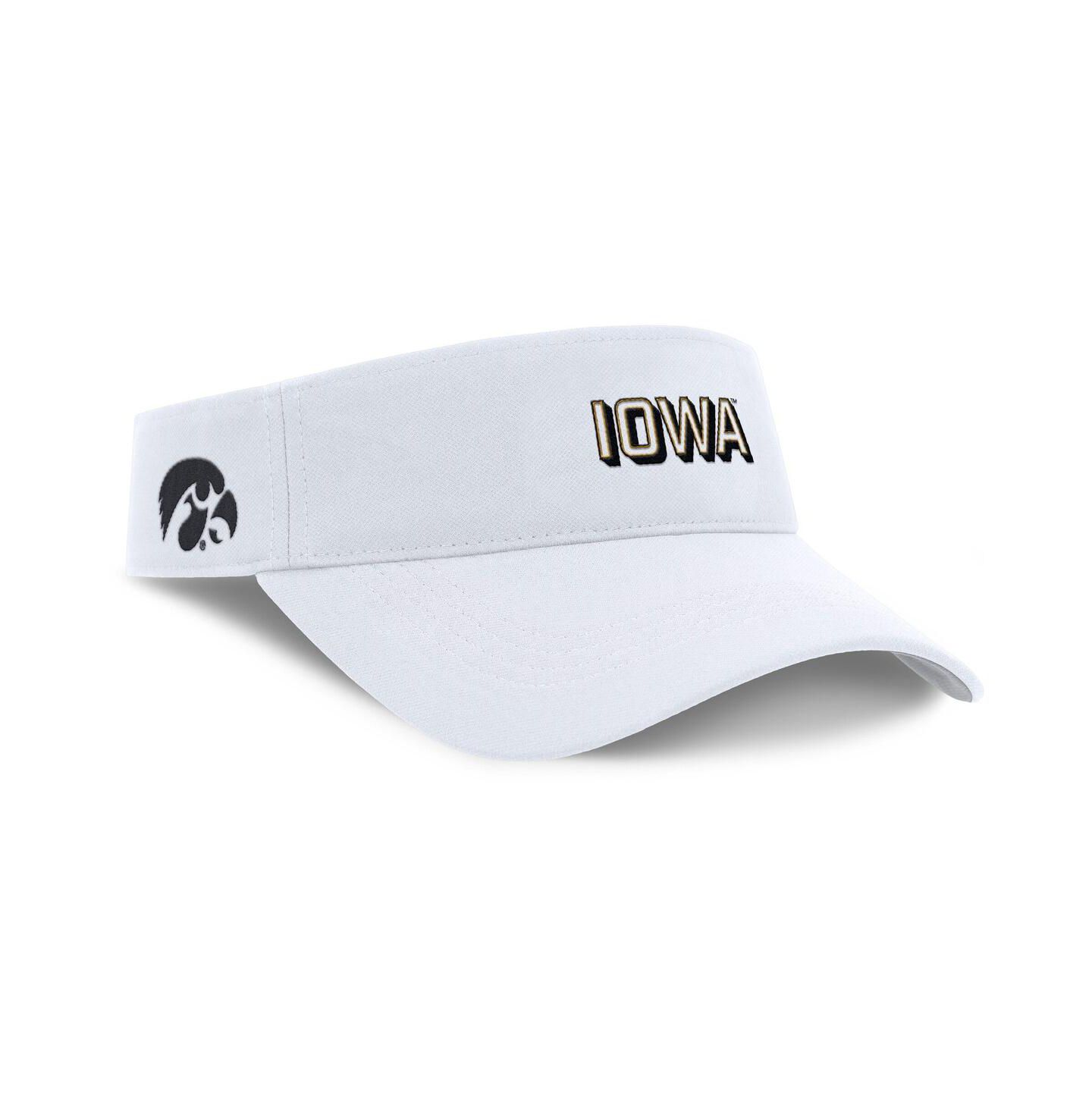 Мужские козырьки Nike White Iowa Hawkeyes 2025 On-Field Gameday Performance Ace Adjustable Hat — фото 3