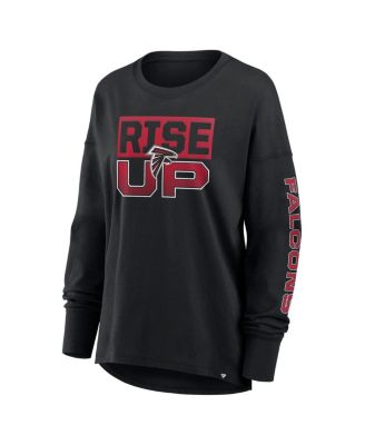 Women's Black Atlanta Falcons Hometown Legacy Long Sleeve T-Shirt