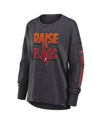 Women's Heather Pewter Tampa Bay Buccaneers Hometown Legacy Long Sleeve T-Shirt