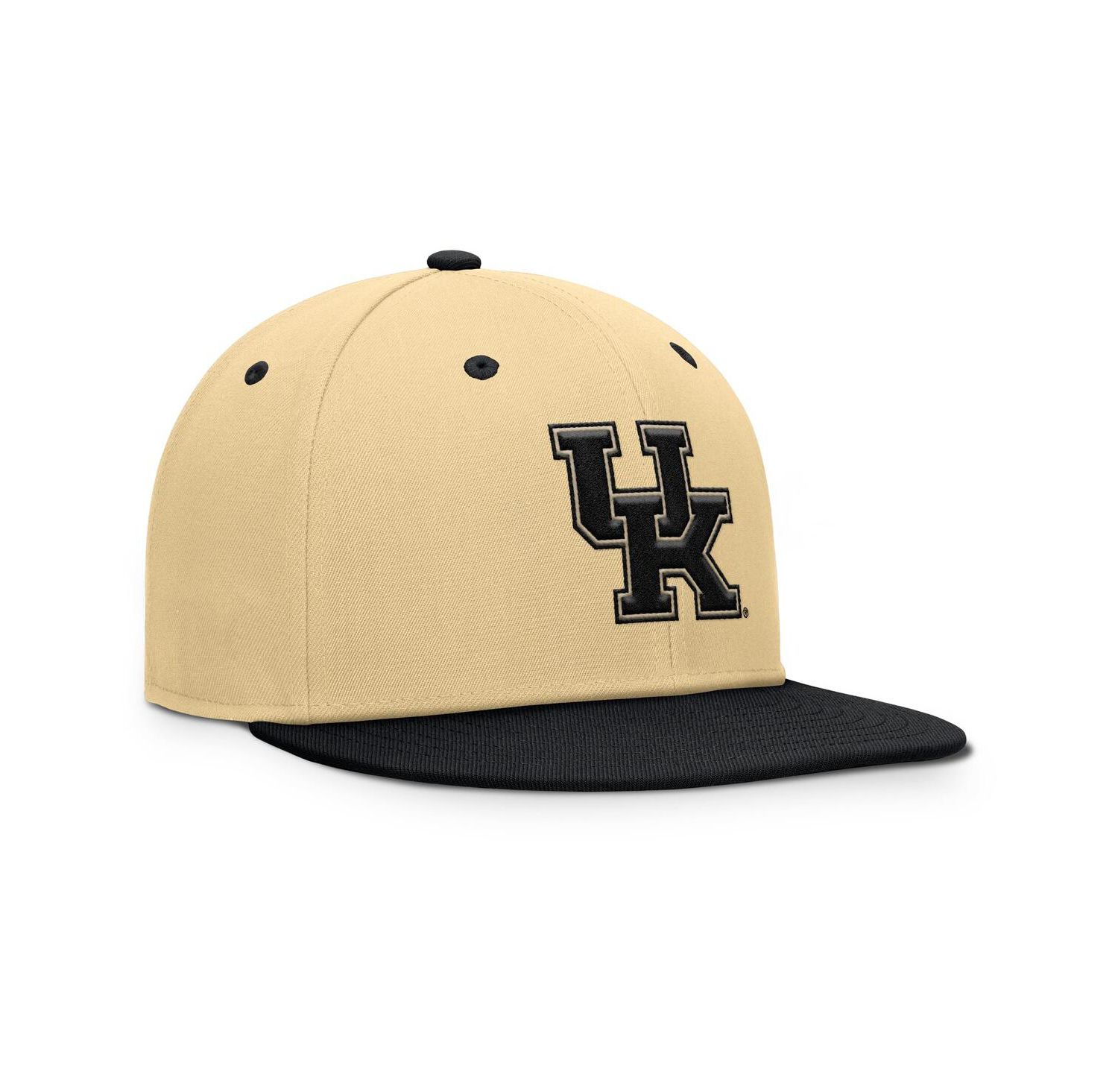 Men's Khaki/Black Kentucky Wildcats Balance Fitted Hat
