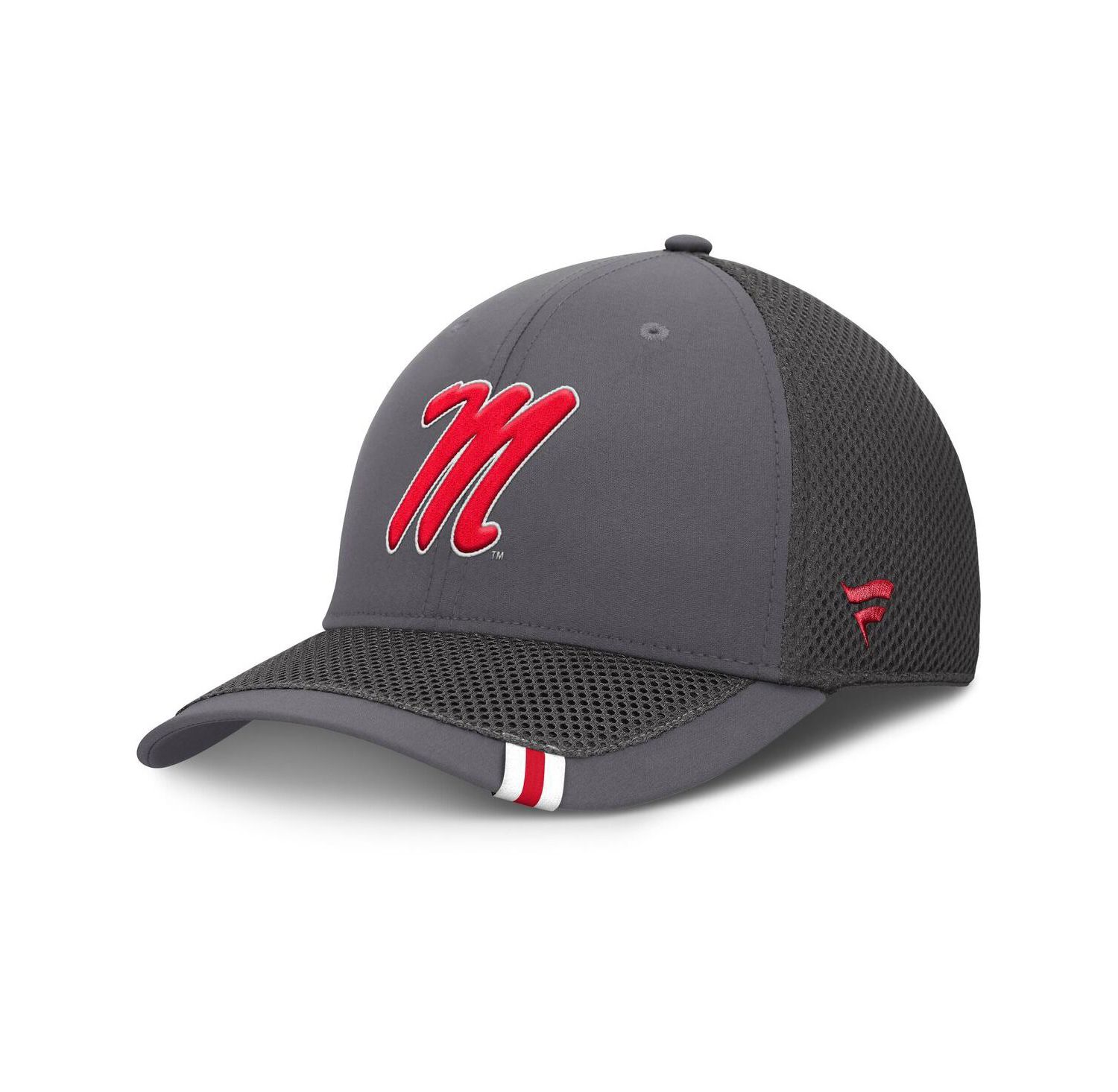 Men's Gray Ole Miss Rebels Clincher Flex Hat