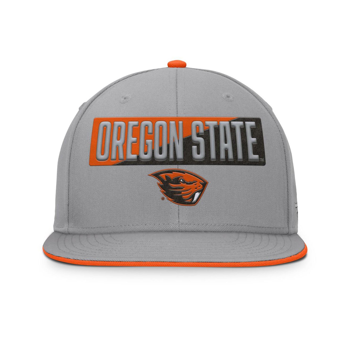Men's Gray Oregon State Beavers Duo Snapback Hat
