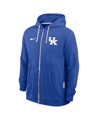 Men's Royal Kentucky Wildcats 2025 Sideline Standard Issue Dri-FIT Full-Zip Hoodie
