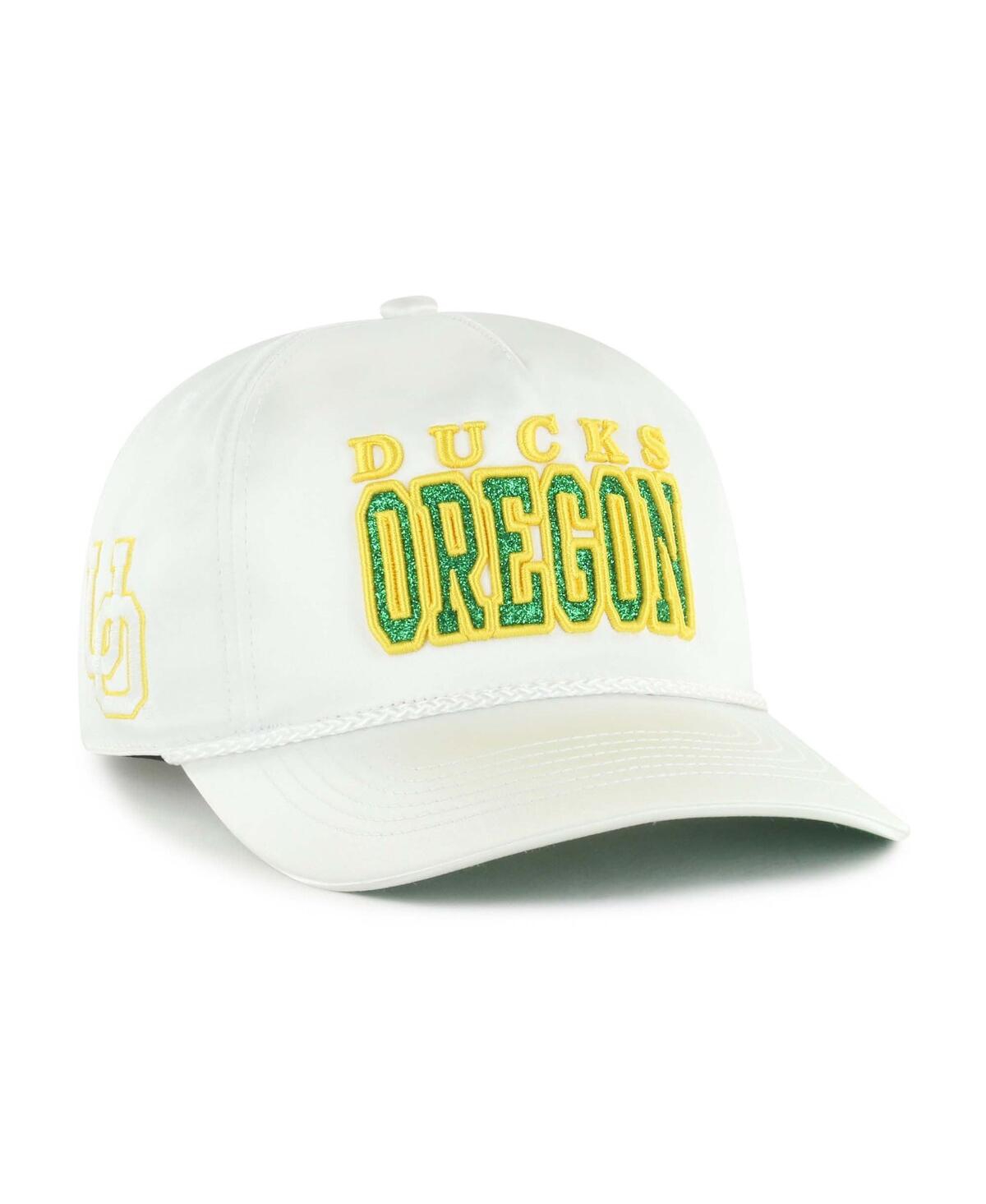 47 Brand Women's White Oregon Ducks Outspoken Hitch Adjustable Hat In White